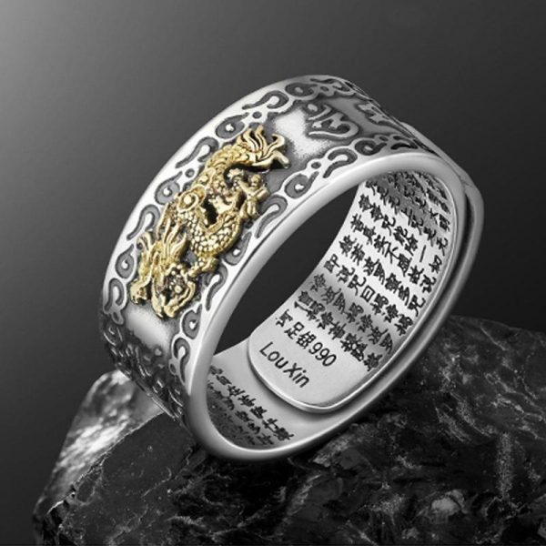 Feng Shui Pixiu Mantra Ring 3