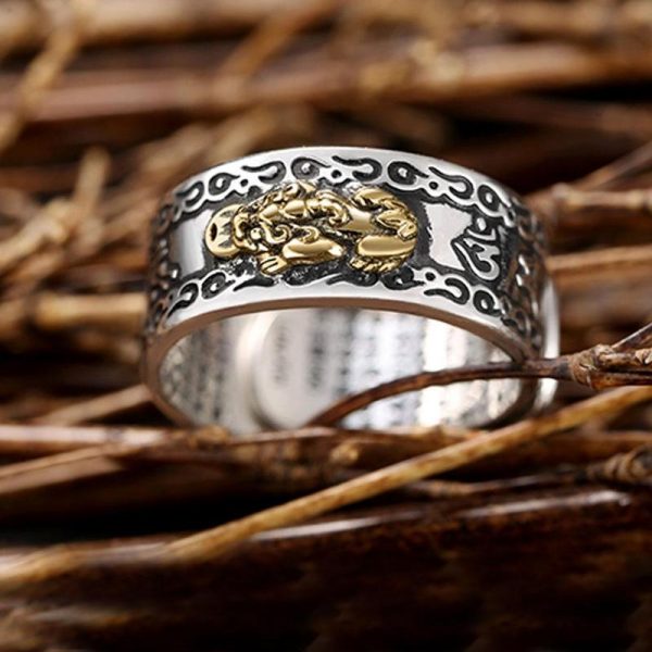 Feng Shui Pixiu Mantra Ring 7