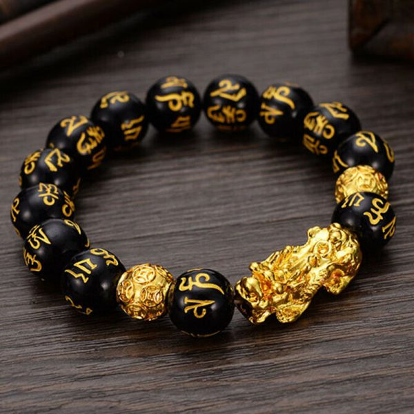 Feng Shui Pi Xiu Obsidian Wealth Bracelet 4