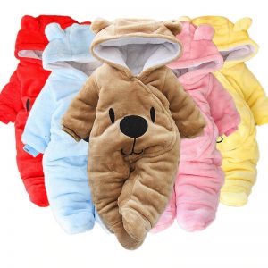 CUDDLY BEAR BABY ROMPER