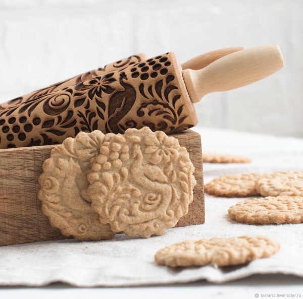 Christmas Deer Wooden Rolling Pin 5