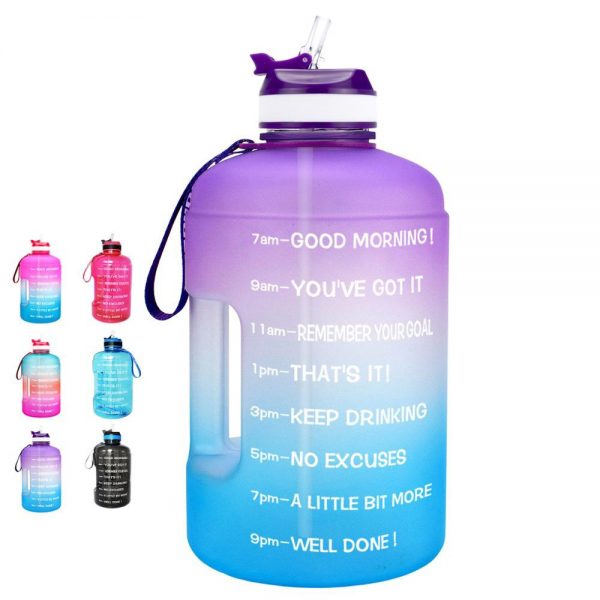 Water Bottle with Time Marker 4